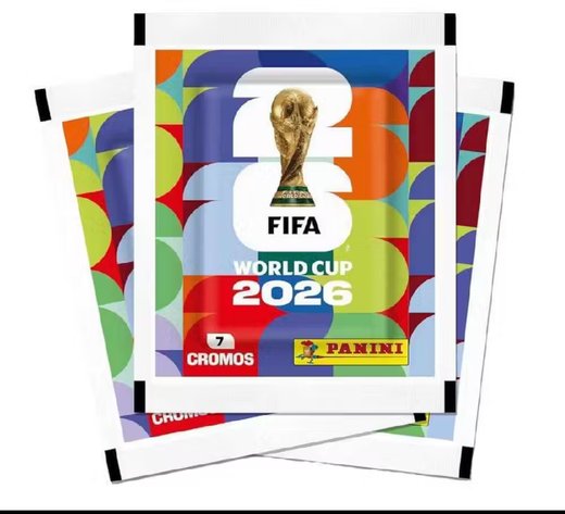 Envelope de figurinhas Copa do Mundo 2026